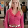 Elle 2026 Lexi Minetree Pink Fur Collar Cardigan