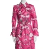 Elle 2026 pink graphic coat