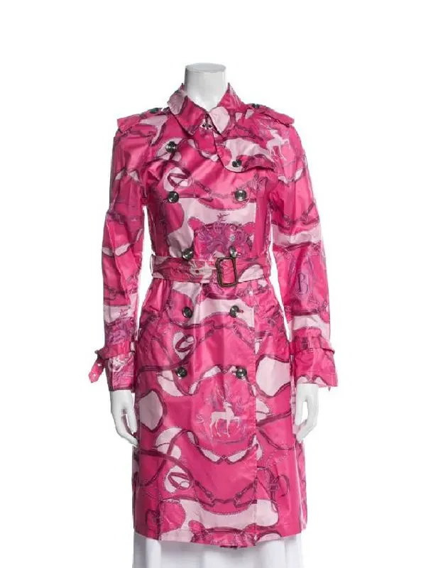 Elle 2026 pink graphic coat