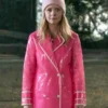 Elle Lexi Minetree Pink Transparent Rain Coat