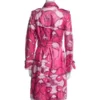 Elle 2026 Lexi Minetree Pink Graphic Coat - Image 4