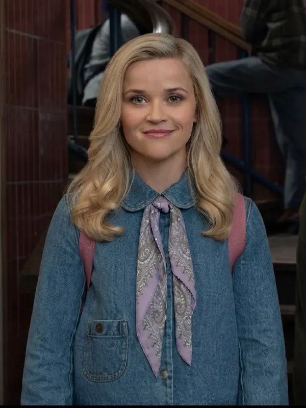 Elle S01 Lexi Minetree Pan Collar Denim Jacket