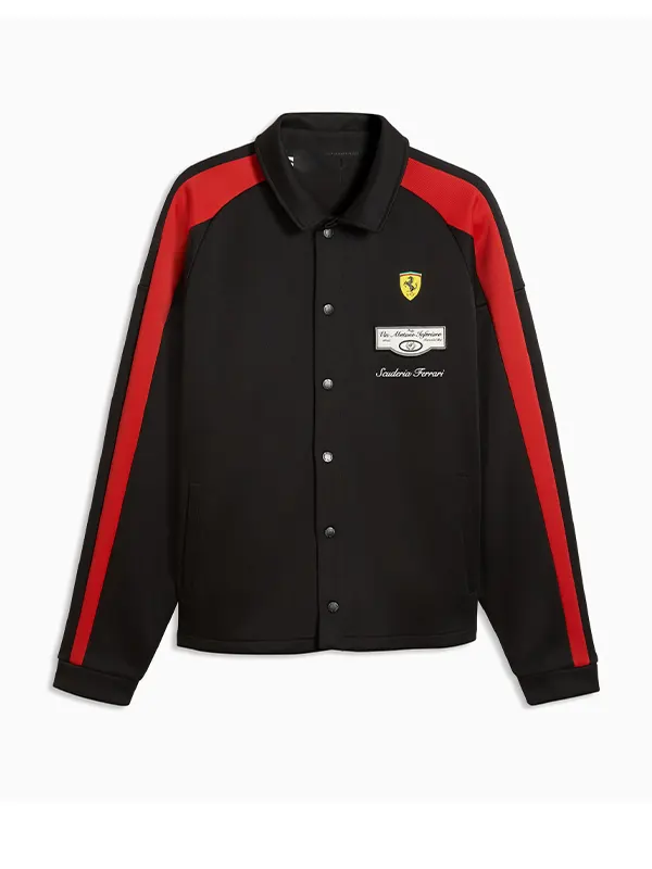 Ferrari T7 red black track jacket 2026
