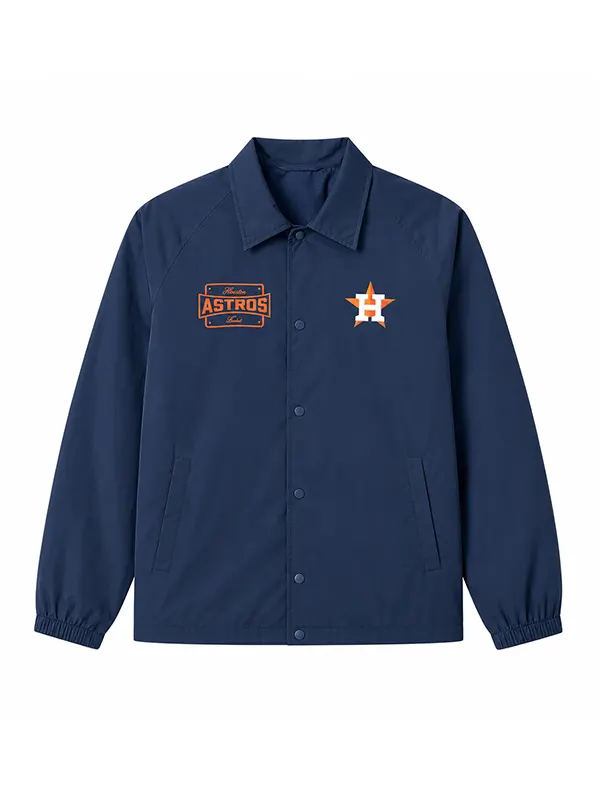 Houston Astros True Navy Coaches Jacket
