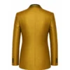 James Bond 007 First Light Gold Tuxedo Jacket - Image 3
