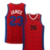 LeBron James 76ers Spider-Man Jersey - Image 4