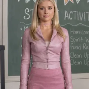 Lexi Minetree Elle Pink Leather Jacket
