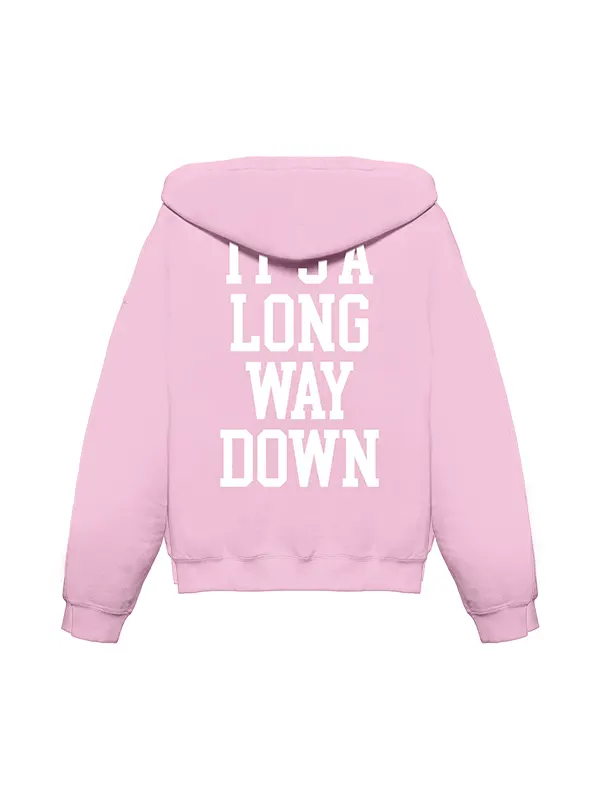 Megan Moroney Cloud 9 Oversized Graphic Pullover Hoodie - Pink