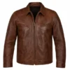 Men’s Vintage Brown Leather Jacket