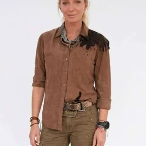 Mutiny 2026 Annabelle Wallis Brown Shirt