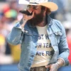 Post Malone World Cup Finals 2026 Canadian Tuxedo Denim Jacket