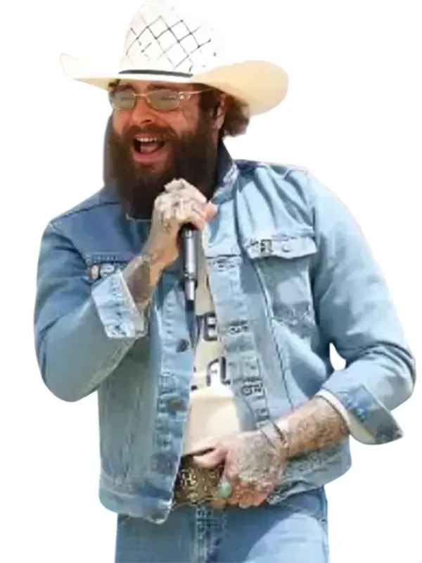 Post Malone denim jacket