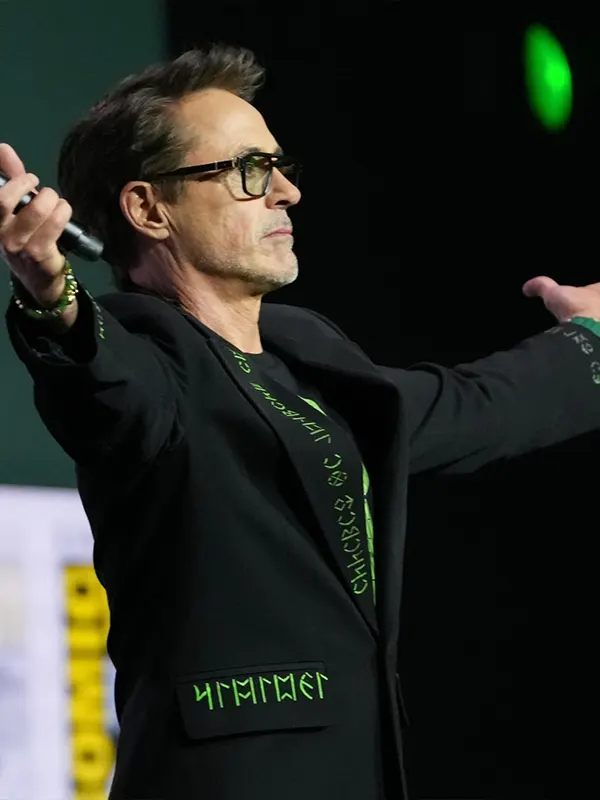 Robert Downey Jr San Diego Comic-Con 2026 Black Blazer
