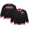 San Francisco 49ers 80th Anniversary Satin Jacket Black