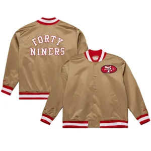 San Francisco 49ers 80th Anniversary satin jacket