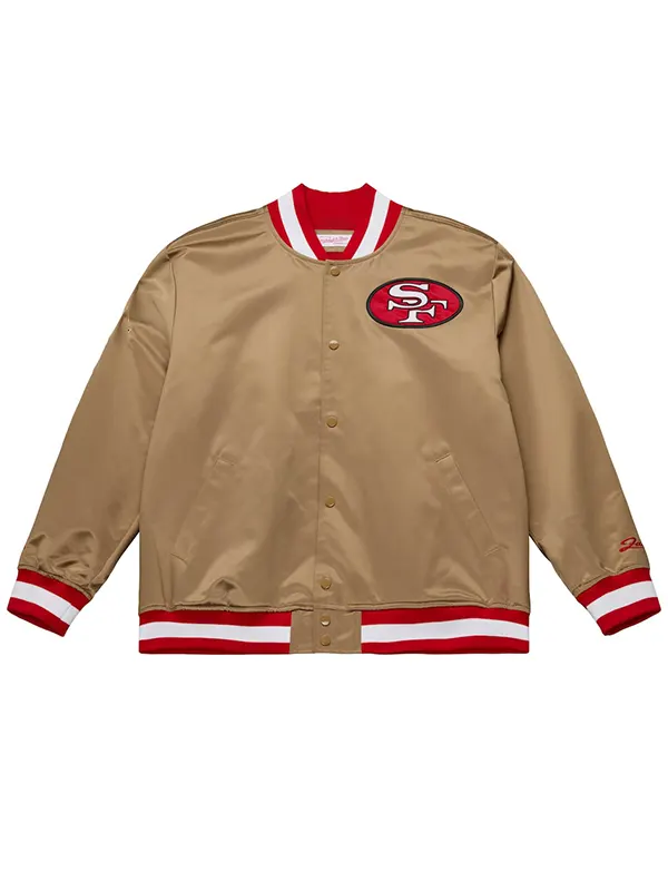 San Francisco 49ers 80th Anniversary Satin Jacket - Image 2