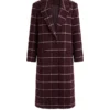 Selena Gomez Only Murders in the Building S06 Burgundy Long Coat