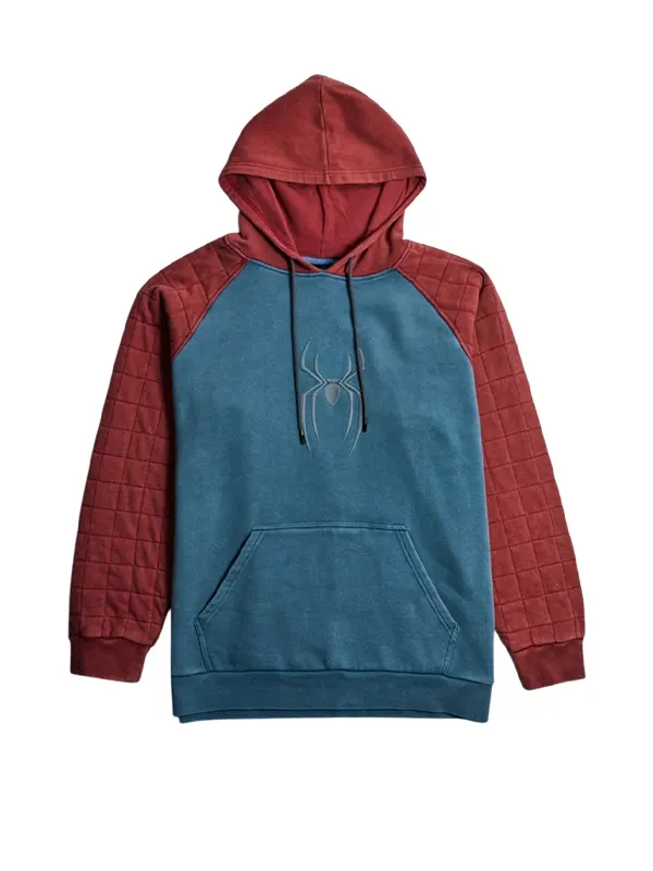 Spider-Man Quilted Sleeve Raglan Hoodie