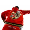 Tekken 8 Season 3 BOB ONIGIRI Red Zip Up Fleece Hoodie