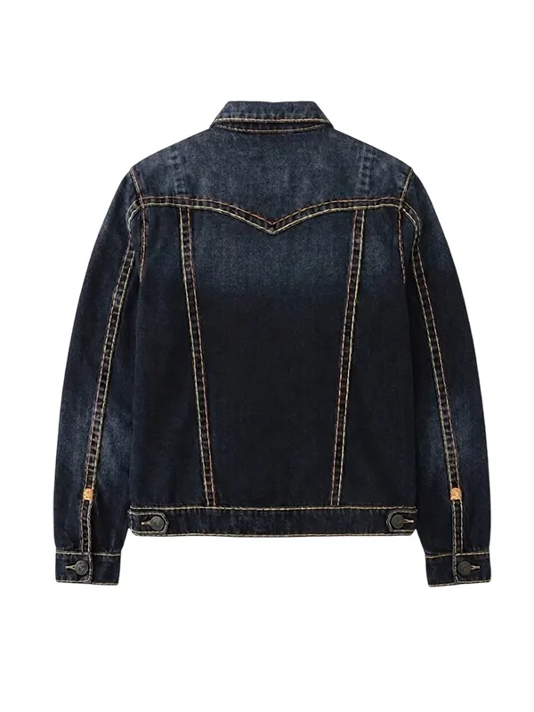 True Religion Jimmy Super T Denim Trucker Jacket