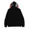 black bape tiger full zip hoodie