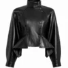 women's leather pilot jacket