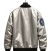 Ace Combat 8 Tasha Silver Satin Bomber Jacket