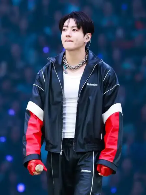 Jungkook BTS Nahmias Leather Jacket - Image 2