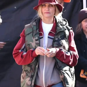 Bad Day Cameron Diaz Camo Hooded Vest
