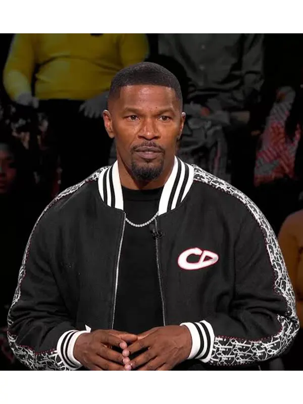 Beat Shazam Jamie Foxx Virgin Black Varsity Jacket
