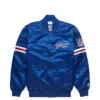 Buffalo Bills Royal Blue Satin Varsity Jacket