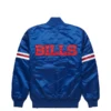 Buffalo Bills Royal Blue Satin Varsity Jacket - Image 2