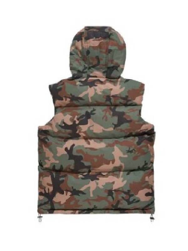 Cameron Diaz Camo Hooded Vest