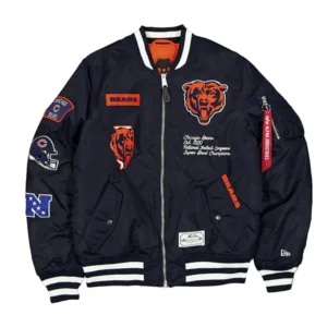 Chicago Bears Alpha Industries MA-1 Bomber Jacket