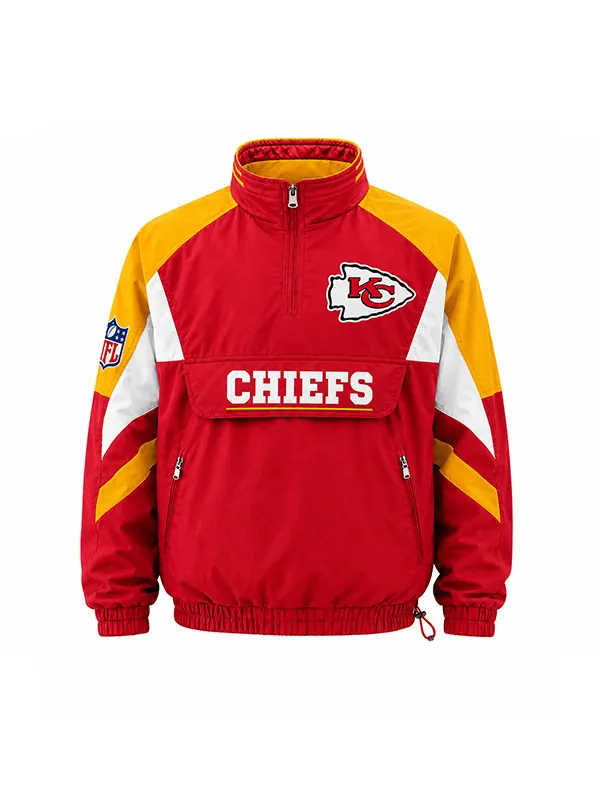 Chiefs Starter Starter Half Zip Jacket