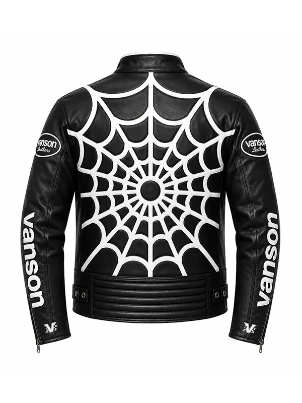 Chris Brown Spider-Web Jacket - Image 4