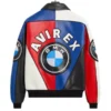 Kith x BMW Color-Blocked Leather Moto Jacket - Image 2