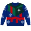 David Harbour Santa Christmas sweater