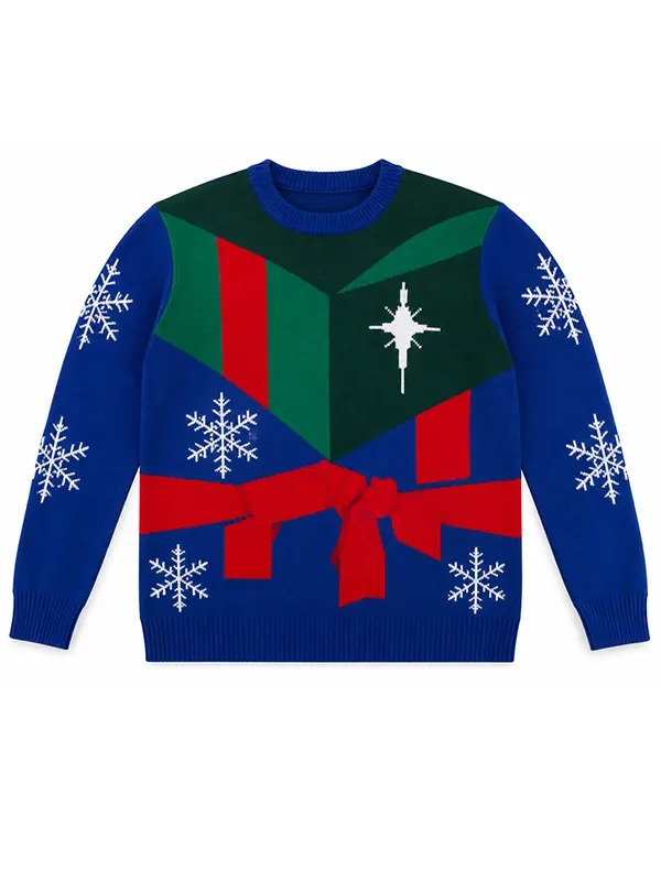David Harbour Santa Christmas sweater