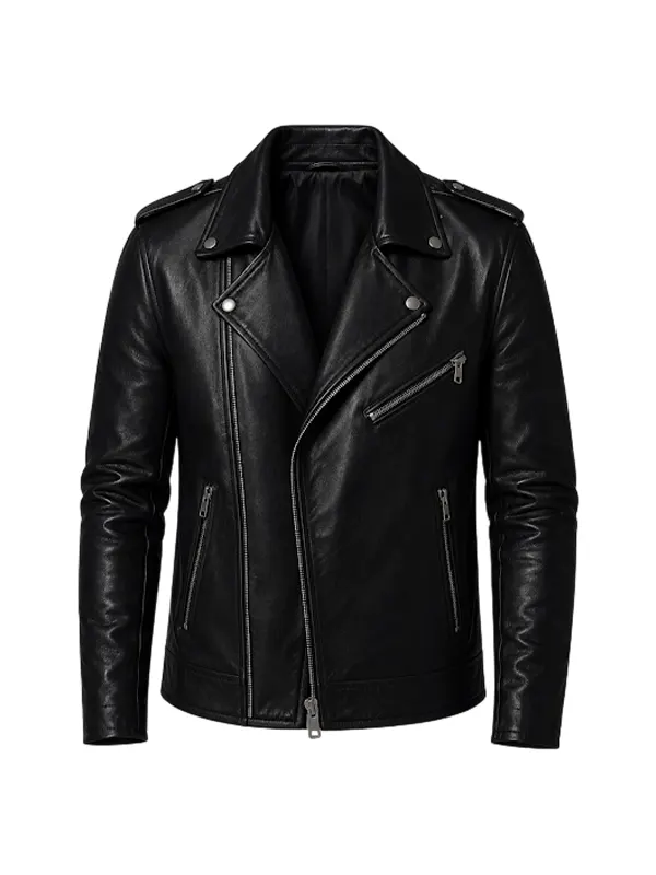 Ryan Gosling Ghost Rider Black Leather Jacket - Image 2