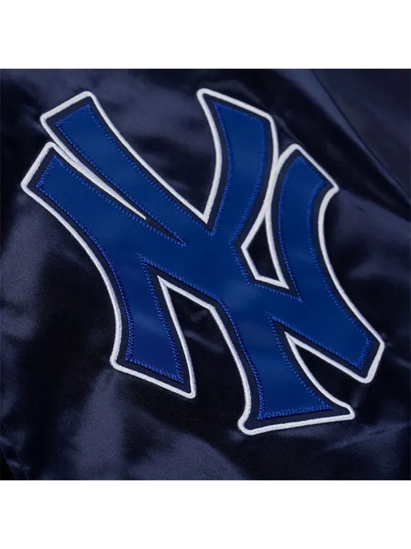 New York Yankees x Jay Z Blueprint Satin Jacket - Image 4