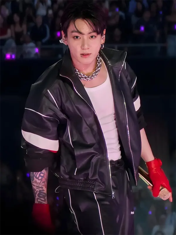 Jungkook BTS Nahmias Leather Jacket