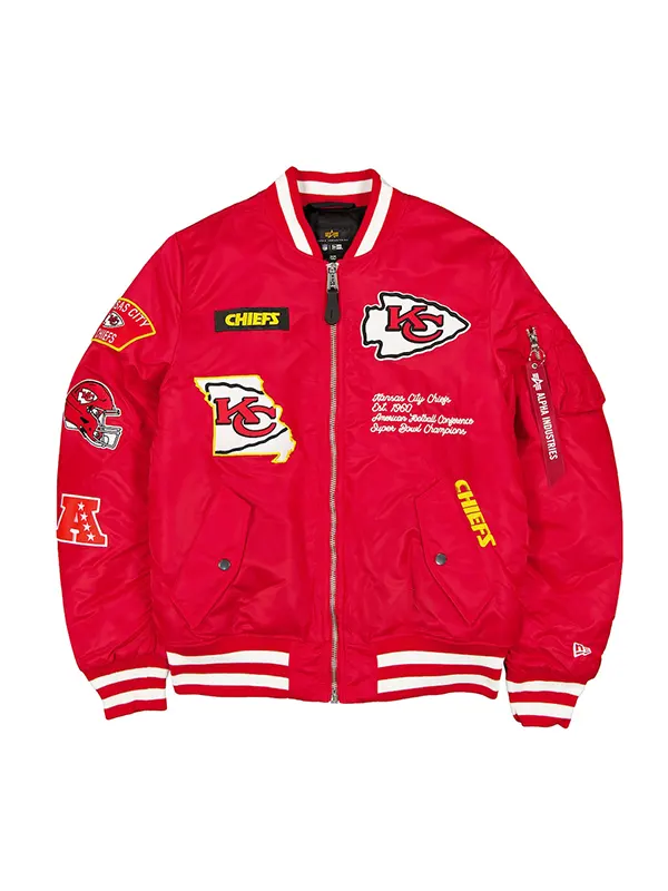 Kansas City Chiefs MA-1 Bomber Jacket 2026