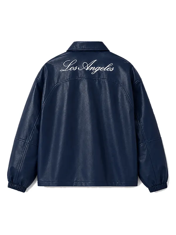 Los Angeles Dodgers MLB True Navy Blue Coaches Jacket