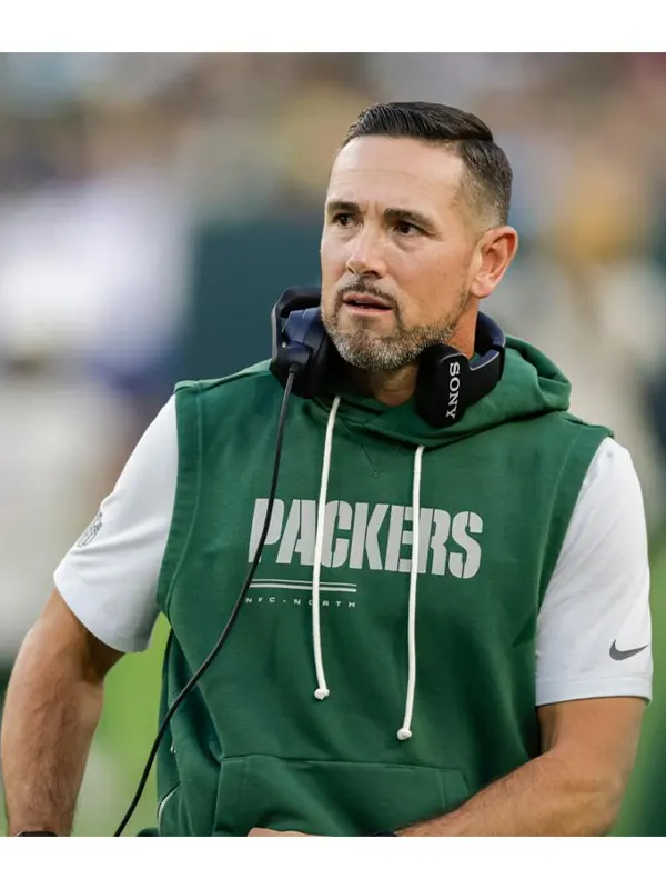 Matt LaFleur Packers sideline hoodie