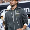 Mike McDaniel Chargers full zip hoodie