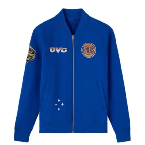 New York Knicks X OVO Fleece Zip Jacket