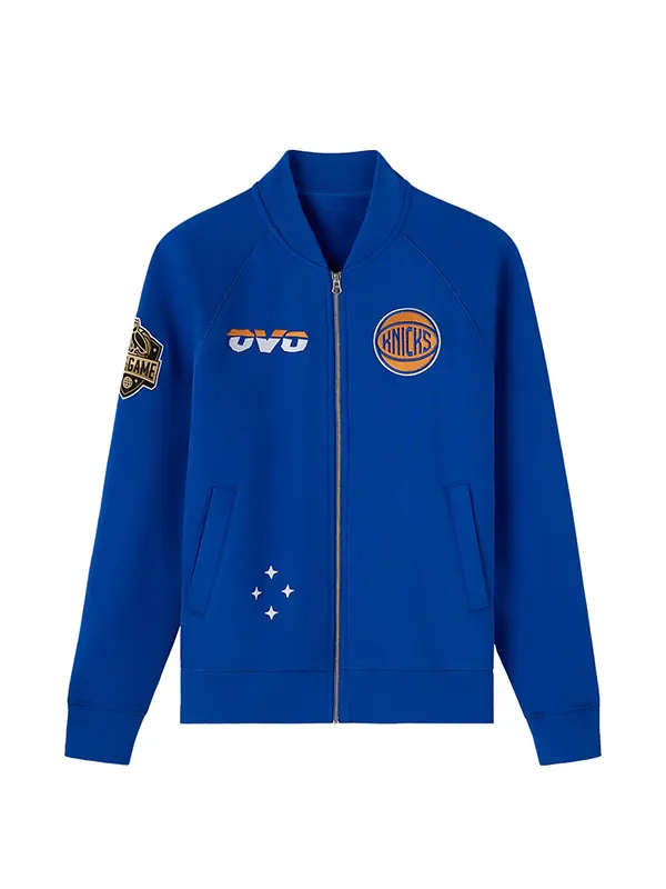 New York Knicks X OVO Fleece Zip Jacket