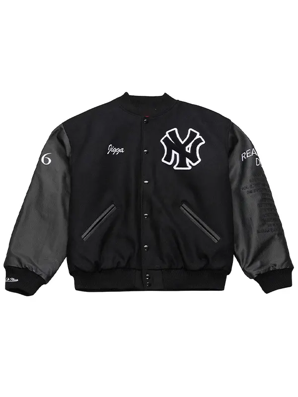 New York Yankees Jay Z Reasonable Doubt Varsity Jacket - Image 2