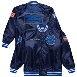 New York Yankees x Jay Z Blueprint Satin Jacket